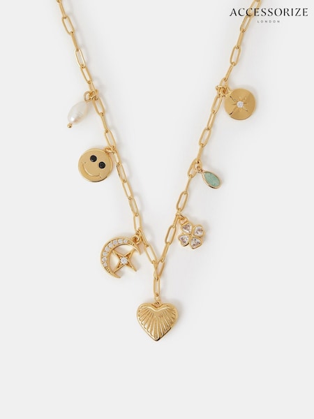 Accessorize 14ct Plated Charm Necklace (H89978) | 48 €