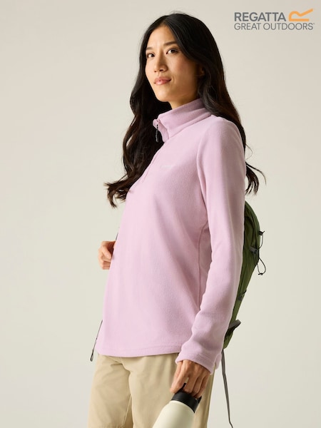 Regatta Purple Sweetheart Zip Neck Fleece (H90072) | €25