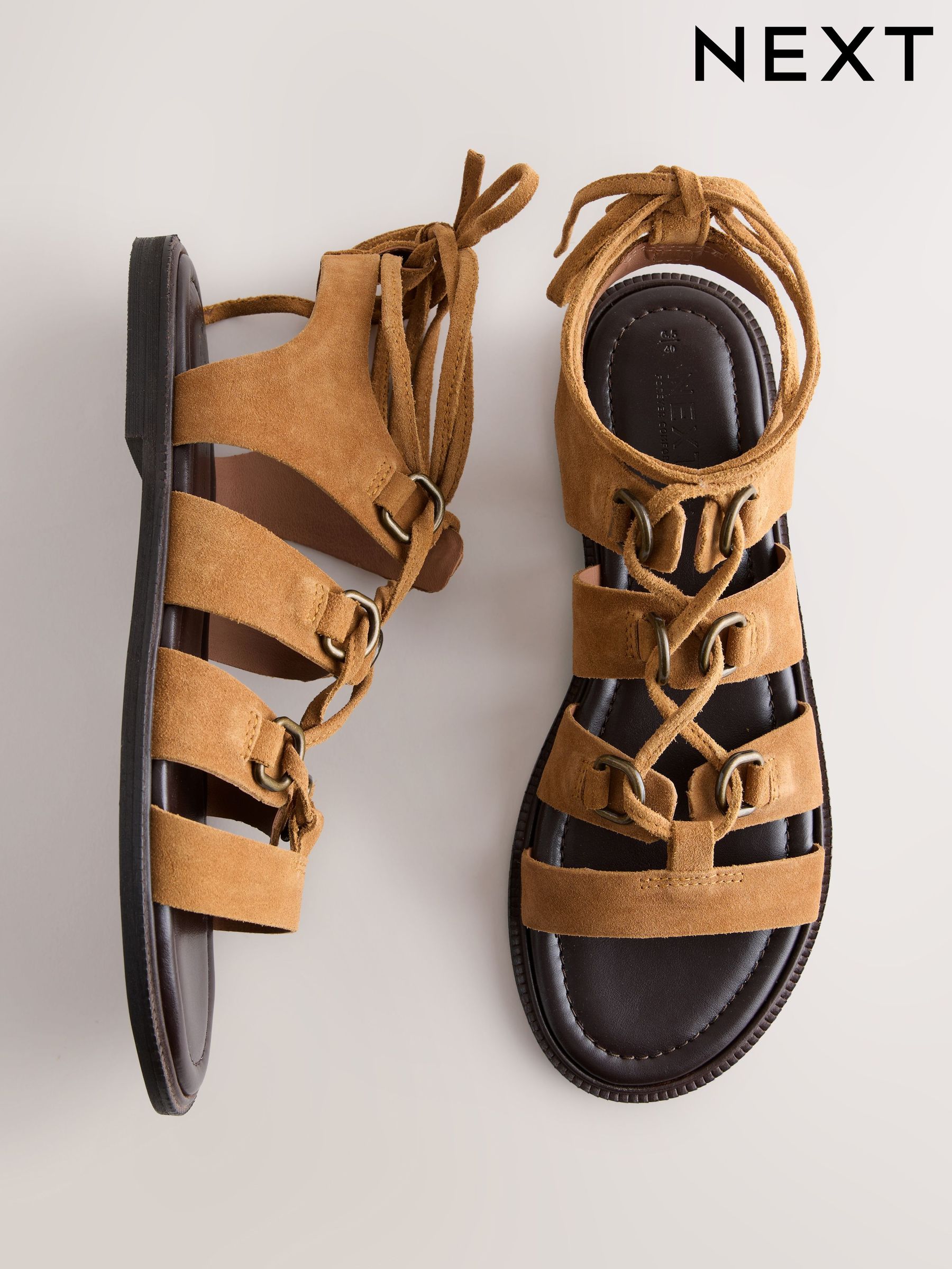 Buy Women's Leather Gladiators Casual Online | Next Ukraine