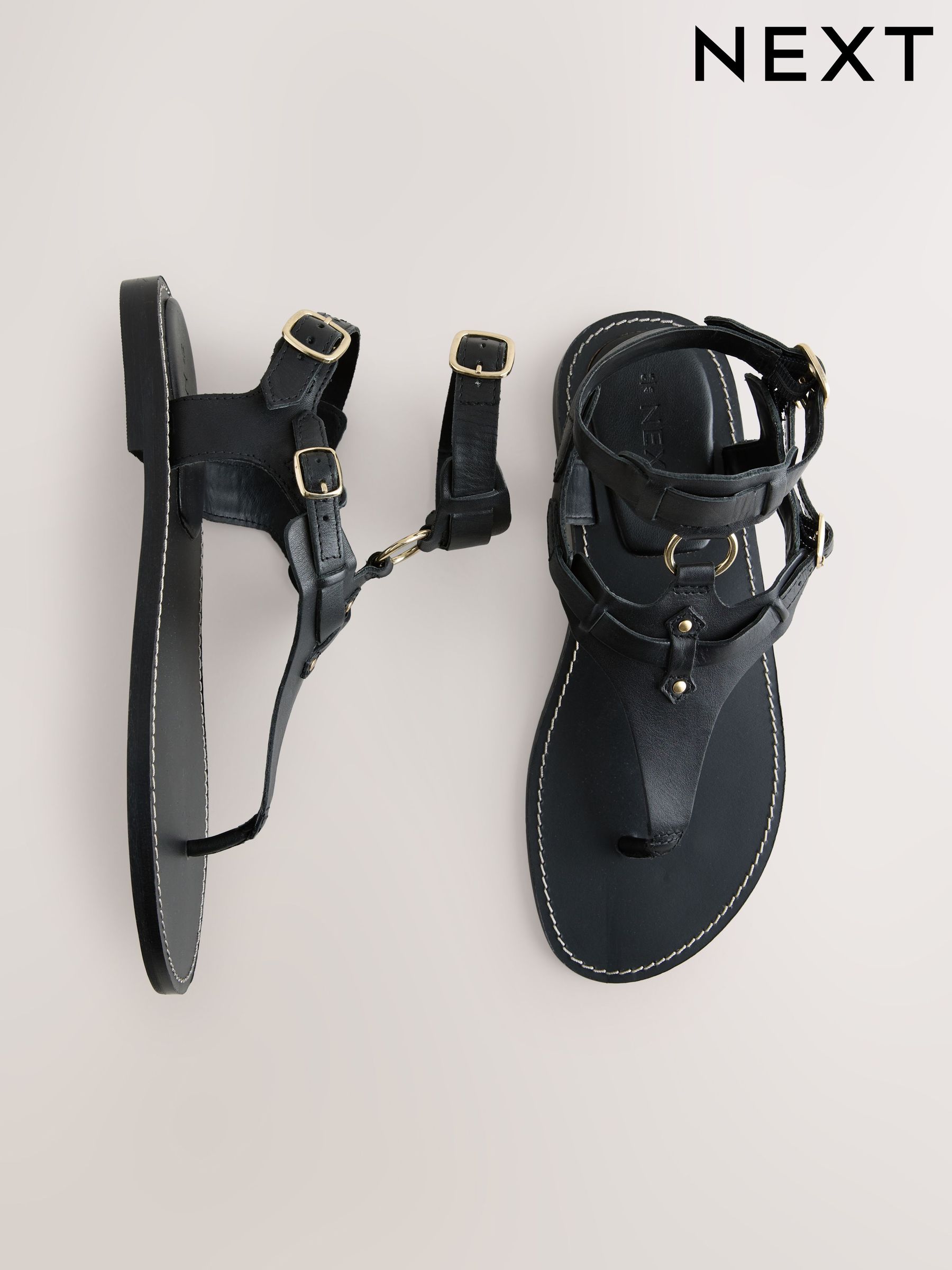 Buy Women's Leather Gladiators Casual Online | Next Ukraine