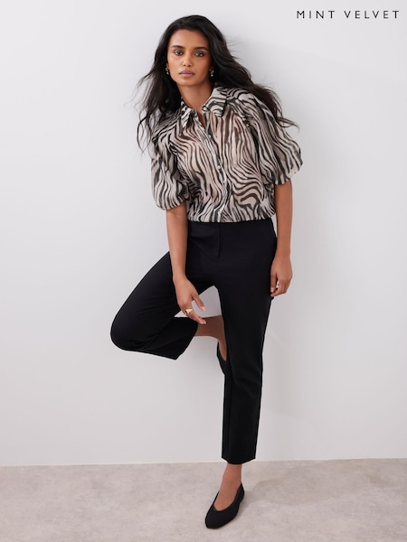 Mint Velvet Zebra Print Shirt (H90852) | 663 LEI