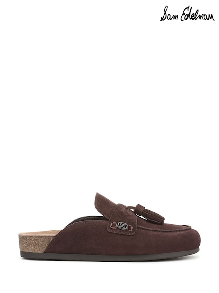 Castanho - Sam Edelman Astrid Regular Fit Mules (H90955) | R$ 1.775