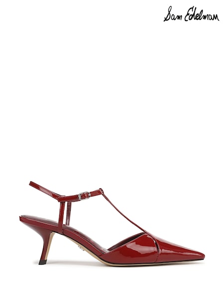Sam Edelman Red Briella Regular Fit Ankle Strap Shoes (H90974) | €212