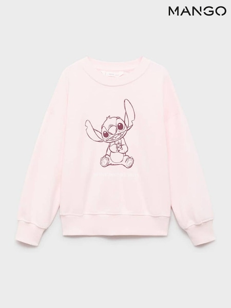 Mango Pink Lilo And Stitch Sweatshirt (H91006) | €35