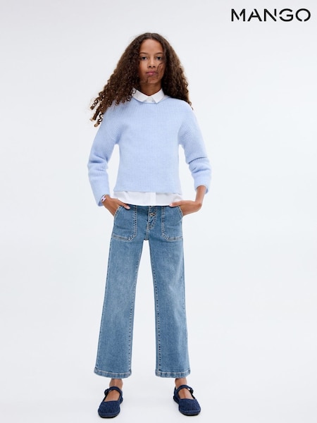 Mango Blue Culotte Jeans (H91034) | €29