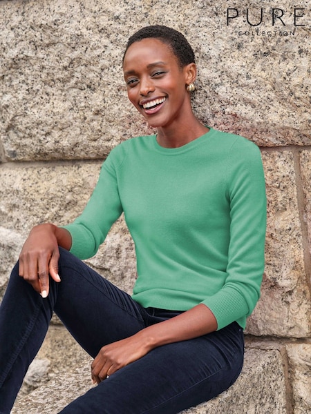 Pure Collection Cashmere Crew Neck Sweater (H91094) | €185