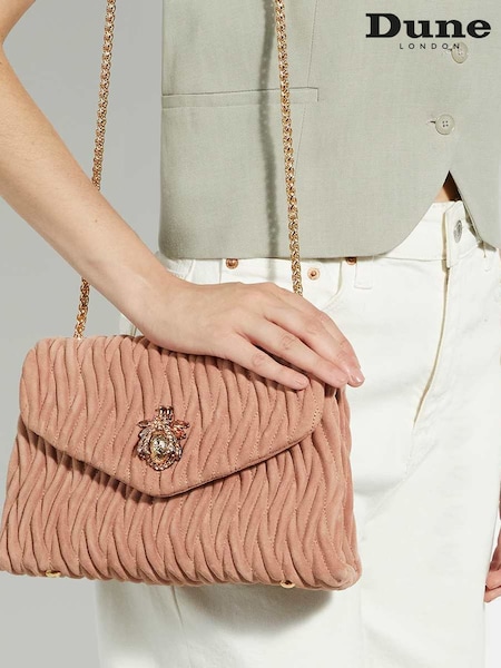 Dune London Brown Darling Bug Quilt Shoulder Bag (H91141) | R$ 1.570