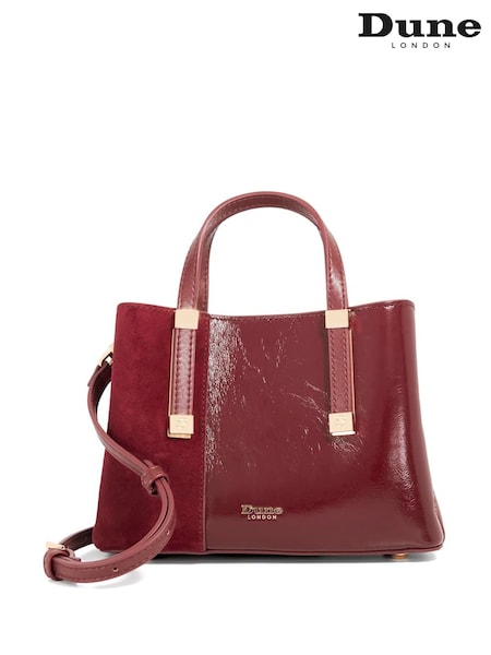Dune London Red Mini Dinkydorry 3 Part Tote Bag (H91156) | €131