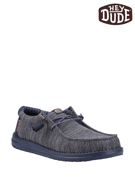 HEYDUDE Blue Wally Stretch Mesh Shoes (H91317) | €63