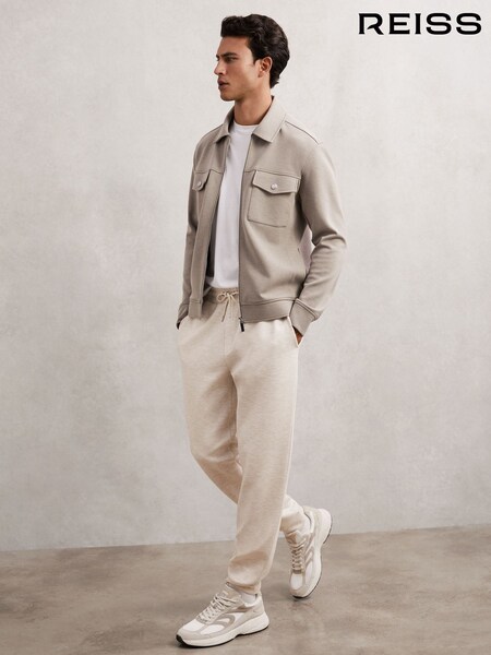 Reiss Oatmeal Bell Joggers (H91399) | 809 QAR