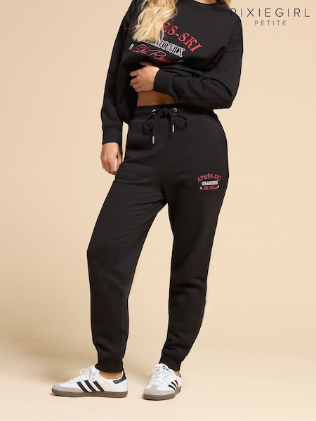 PixieGirl Petite Black Apres Ski Joggers (H91617) | €41