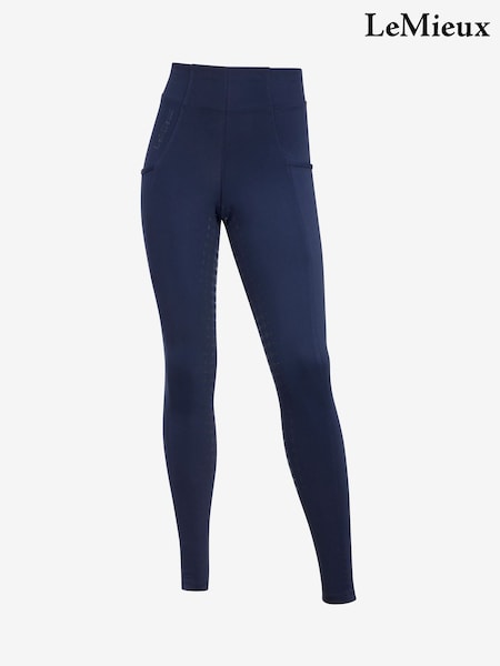 LeMieux Blue Young Rider Orla Pull Ons Navy Leggings (H91696) | €53