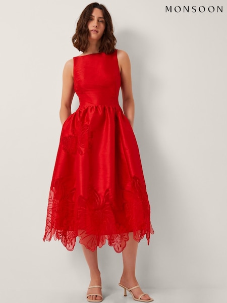 Monsoon Frida Cutwork Midi Dress (H91721) | 255 €