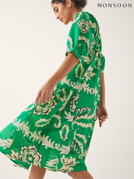 Monsoon Kristen Floral Print Smock Dress (H91738) | 92 €
