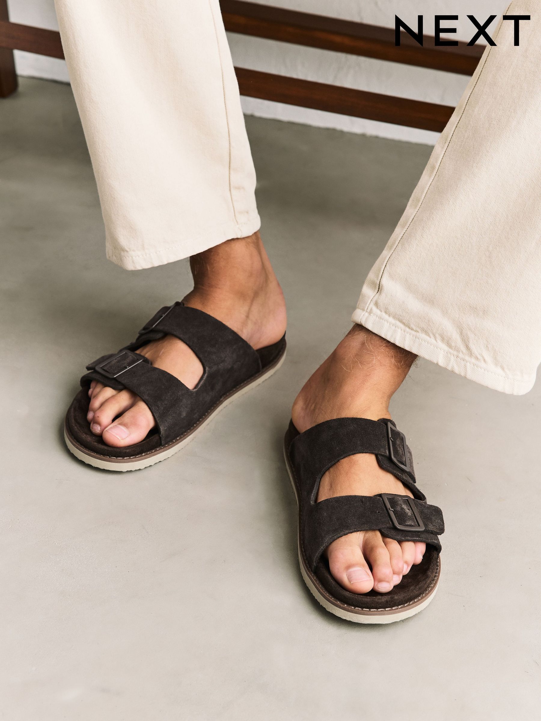 Mens Sandals | Sliders, Flip Flops & Sandals | Next Romania
