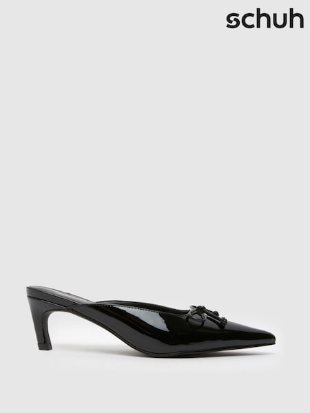 Schuh Salma Point Mule Court Black Shoes (H91857) | €46
