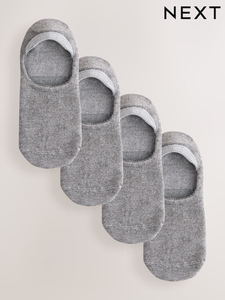 Grey Modal Invisible Socks 4 Pack (H91895) | €9.50