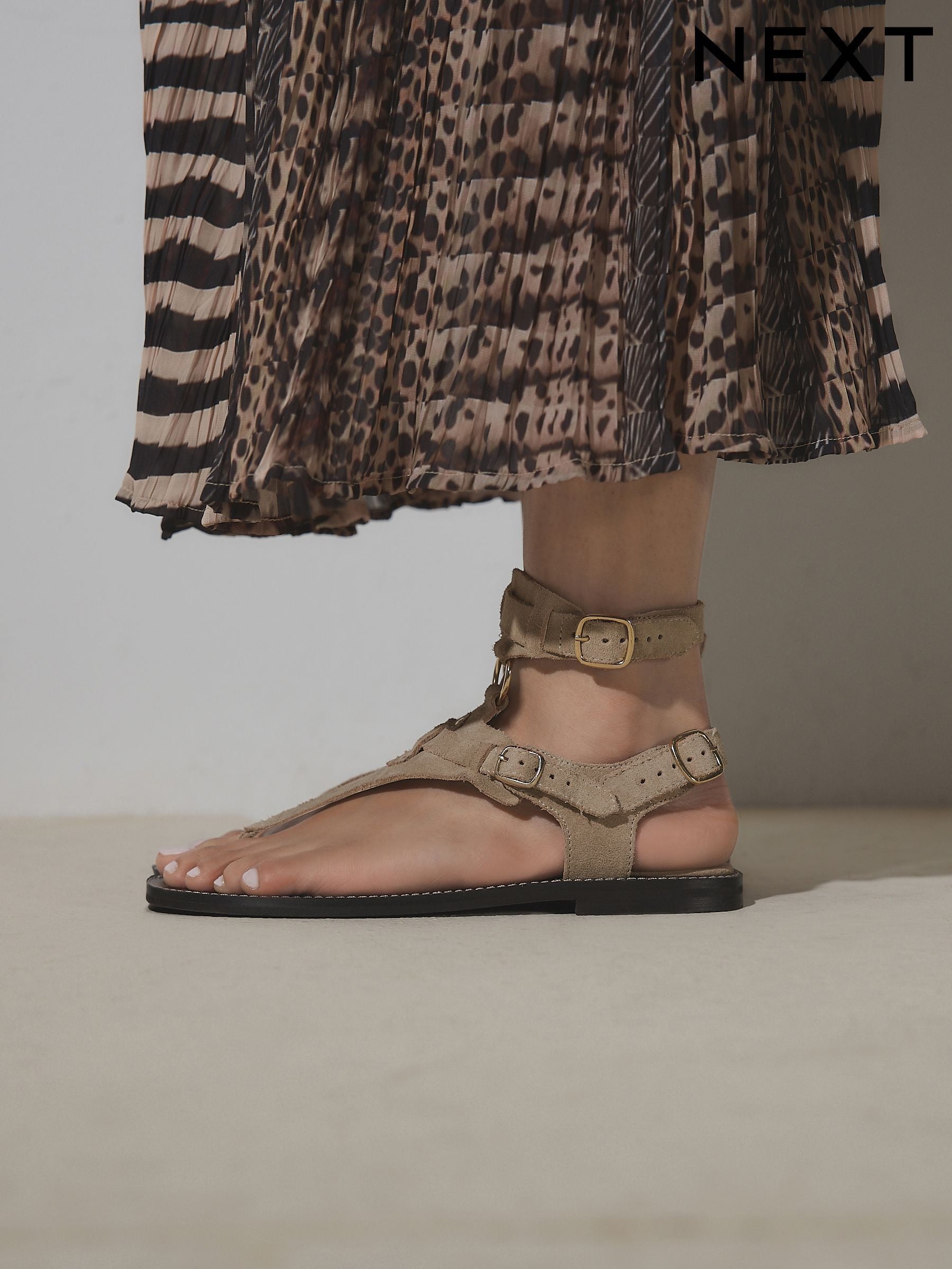 Buy Women's Leather Gladiators Casual Online | Next Ukraine