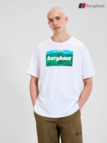 Berghaus White Twisted Skies T-Shirt (H92012) | €38