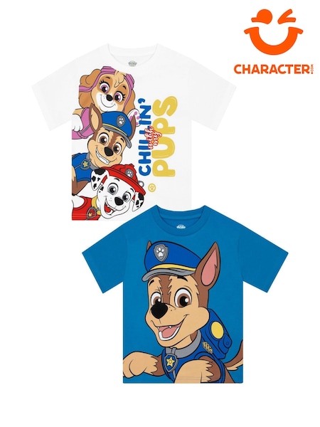 Character Blue Boys PAW Patrol T-Shirts 2 Pack (H92123) | 103 QAR