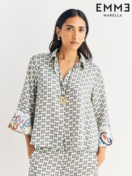 Emme by Marella Emmsevero White Shirt (H92138) | ₪503