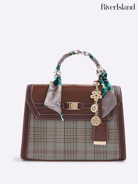 River Island Check Charm Tote Bag (H92174) | € 61