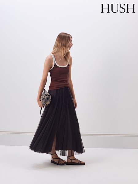 Hush Contrast Trim Vest (H92319) | R$ 295