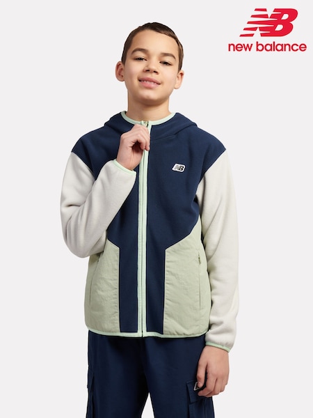 New Balance Blue Premium Fleece Jacket (H92467) | 322 QAR - 386 QAR