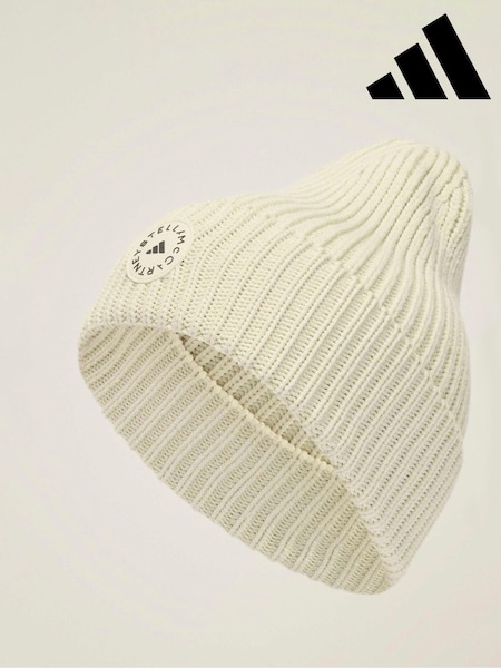 adidas Stella McCartney Cream Logo Beanie (H92572) | €58
