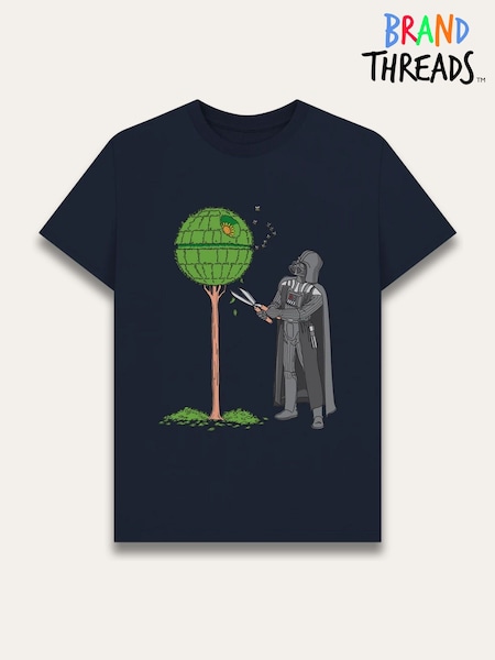 Brand Threads Blue Star Wars T-Shirt (H92580) | 119 QAR