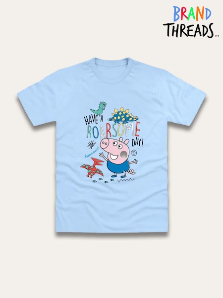 Brand Threads Blue George Pig T-Shirt (H92589) | AED105