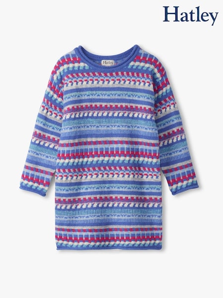 Hatley Blue Blueberry Stripe Jumper Dress (H92739) | €58