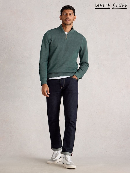 White Stuff Green Attadale Funnel Neck Jumper (H92825) | AZN 138