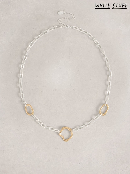 White Stuff Metallic Textured Chain Necklaces (H92845) | €35