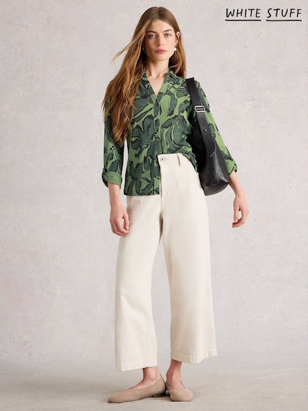 Grün - White Stuff Annie Jersey Shirt (H92894) | 68 €
