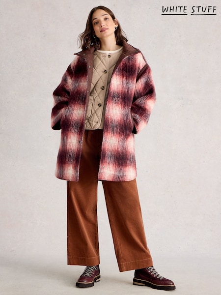 White Stuff Purple Marlowe Reversible Coat (H92919) | €204
