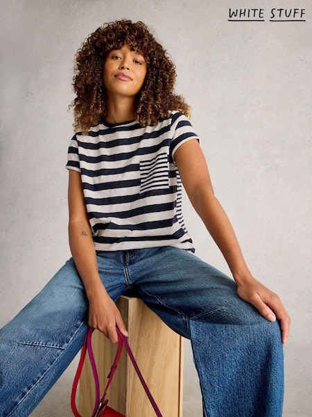 White Stuff Blue Gina T-Shirt (H92935) | €40