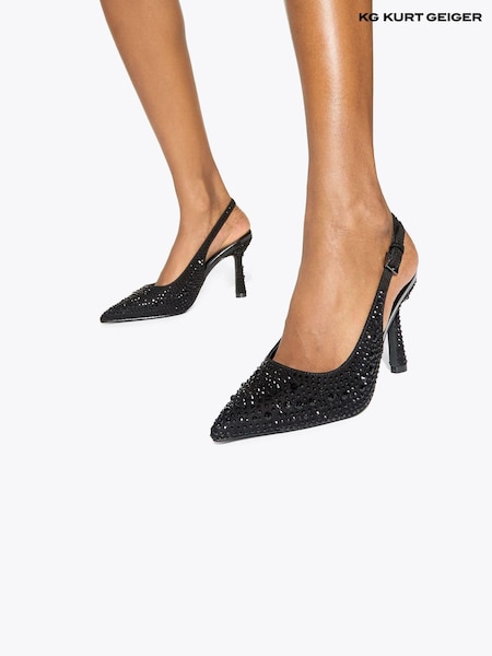 KG Kurt Geiger Adina Gem Black Shoes (H92988) | €117