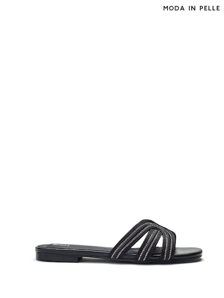 Moda in Pelle Nymph Band Flat Mules (H93012) | R$ 780