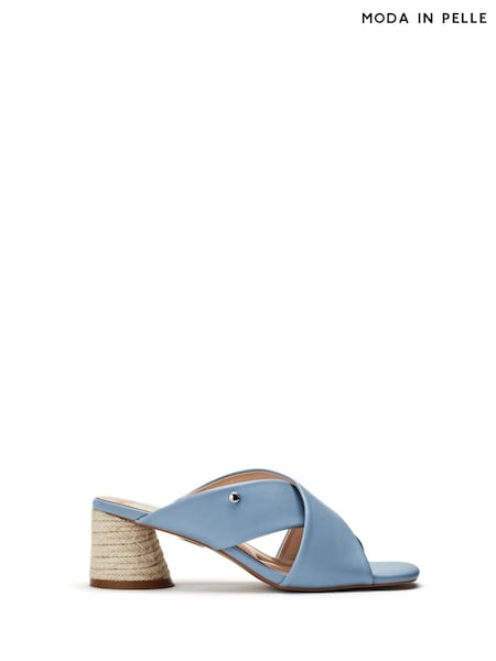 Moda in Pelle Marloww Cross Strap Block Comfort Sandals (H93021) | R$ 880