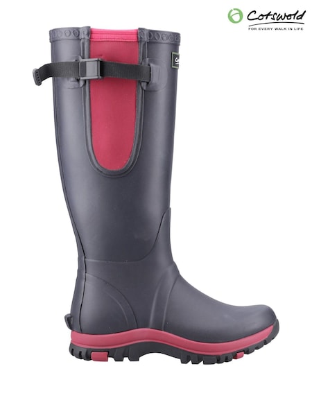 Blue - Cotswolds Milton Adjustable Wellies