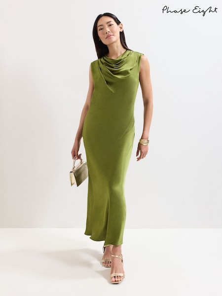 Phase Eight Green Hallie Midi Dress (H93218) | 836 QAR