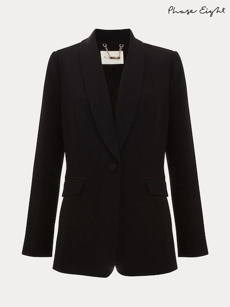 Phase Eight Black Stasia Tux Jacket (H93235) | €190