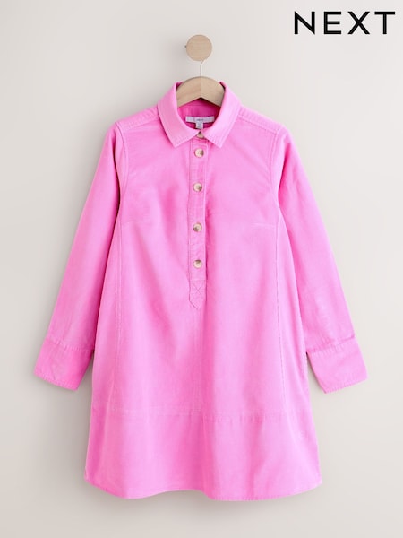 Pink Cord Overhead Mini Dress (H93314) | €38