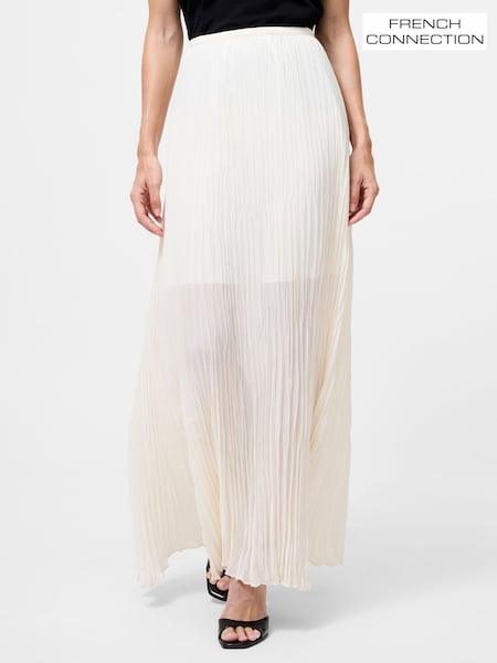 French Connection Saylor Pleated Overlay Skirt (H93329) | 484 LEI