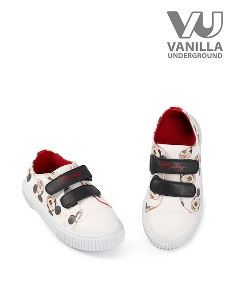 Vanilla Underground White Velcro Trainers (H93366) | €36