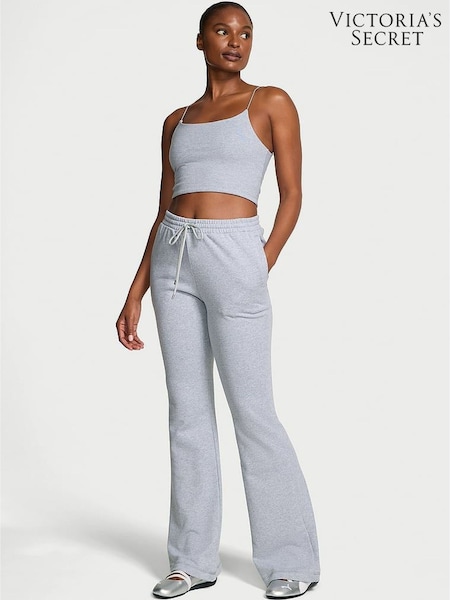 Victoria's Secret Medium Heather Grey Terry Flared Joggers (H93429) | €75