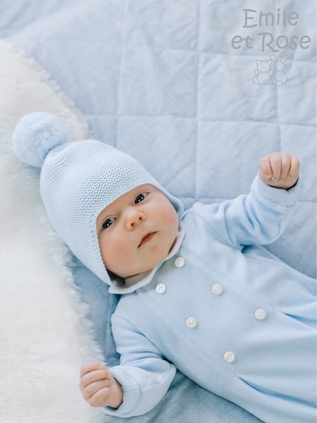 Emile Et Rose Kenton Knitted Hat With Ear Flaps & Pom-Pom (H93503) | 79 QAR