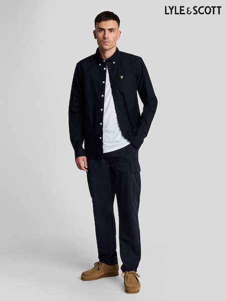 Lyle & Scott Blue Cargo Pocket Trousers (H93525) | €108
