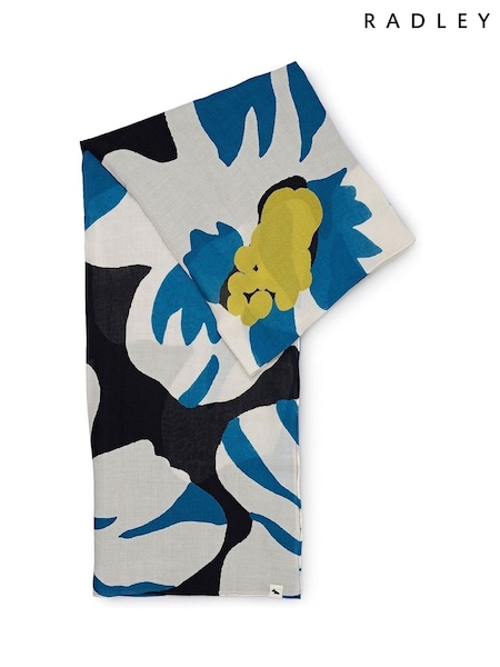 Radley Grey Perfect Poppies Scarf (H93530) | R$ 445